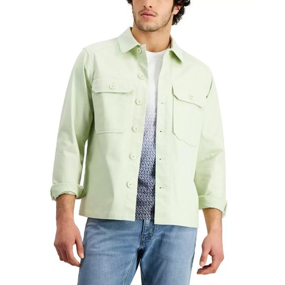 MICHAEL KORS Men's Shirt Jacket Light Green Size XL MSRP $178 - Picture 1 of 1